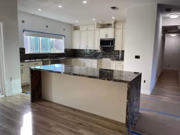 Recent kitchen remodeling project by Brothers I.C. Construction